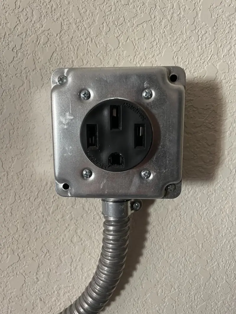 NEMA 14-50 outlet installed for Smart Home Electrical in Colorado City